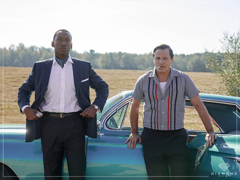 Green Book points to the Academy Awards