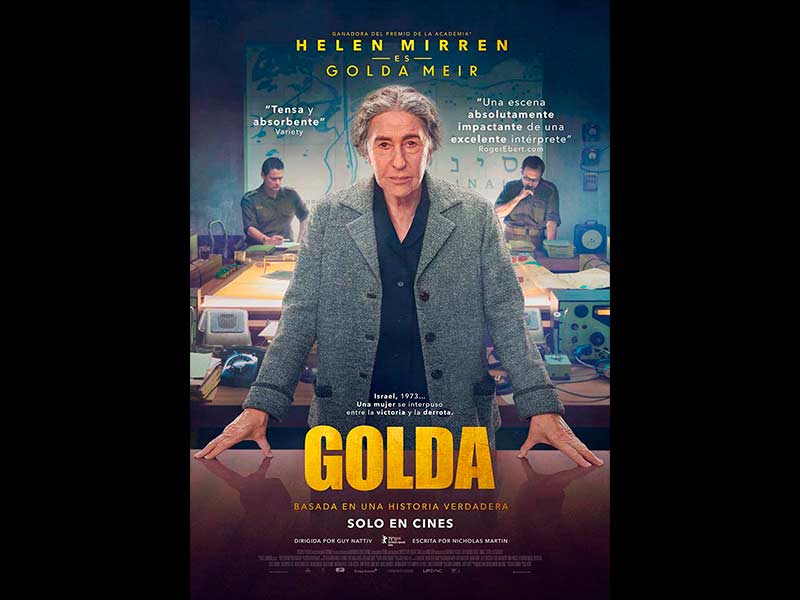 ¡Poster y Trailer de Golda!