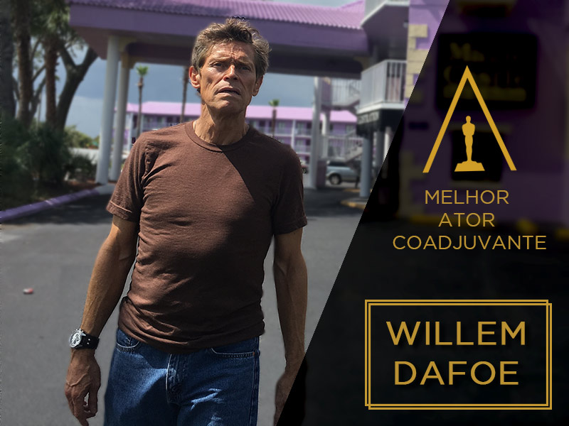 Willem Dafoe rumo à conquista do Oscar