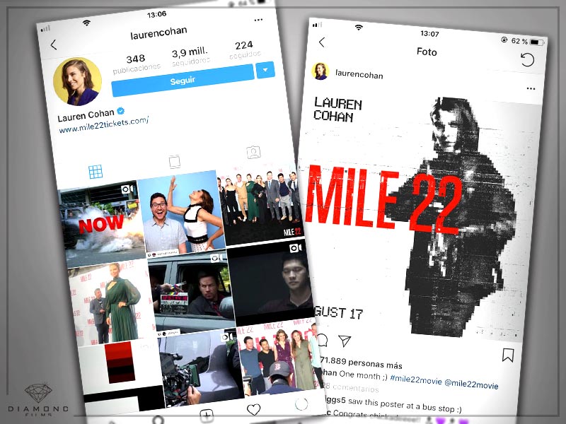 Lauren Cohen cannot wait for the release of Mile 22