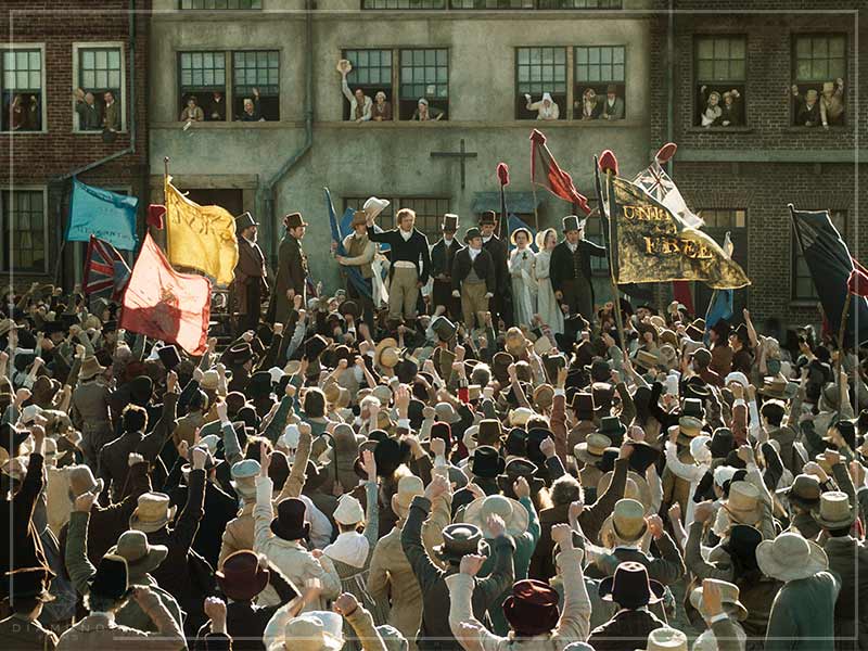 Peterloo: impactantes imagens!