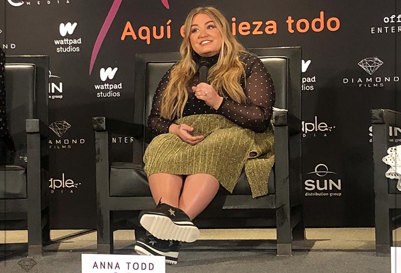 Anna Todd: “I have never thought about writing a fanfiction”