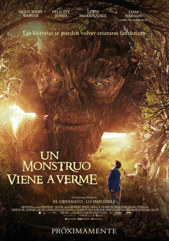 Película - Un monstruo viene a verme (2017) - Diamond Films - Un Monstruo Viene A Verme Pelicula Completa En Español